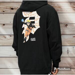 Primitive x Naruto Black Hoodie Size Large
